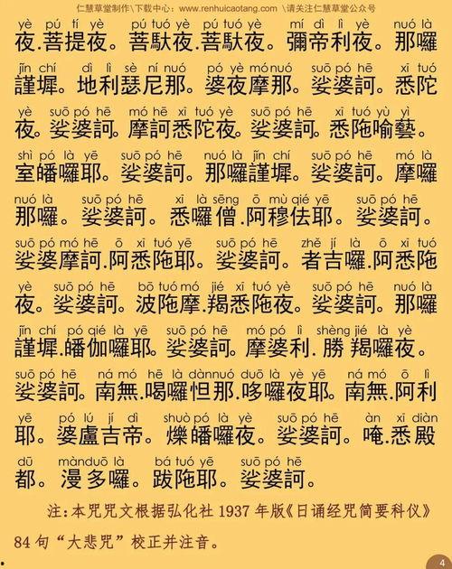 加倍咒念诵视频